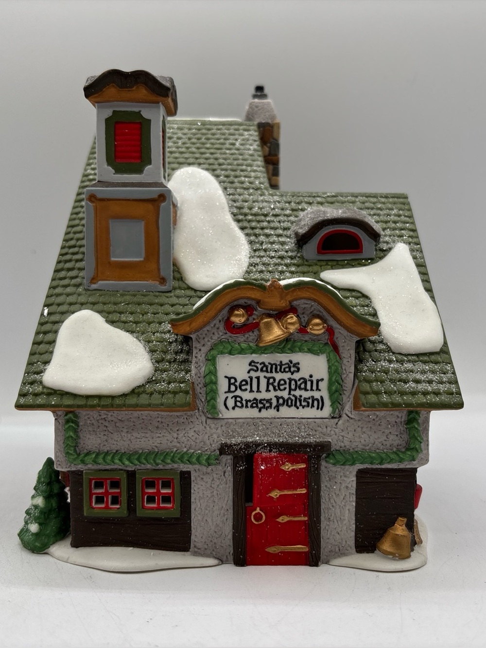 Department 56 1996 Vintage HVC North Pole Series Santa’s Bell Repair 56389 EUC